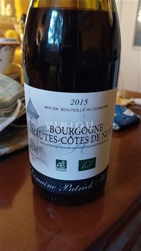 Burgundy Hautes Côtes de Nuits Premier Cru Domaine Patrick Meyer 2015