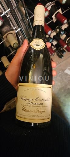 Bourgogne Puligny-montrachet Etienne Sauzet La Garenne 2007