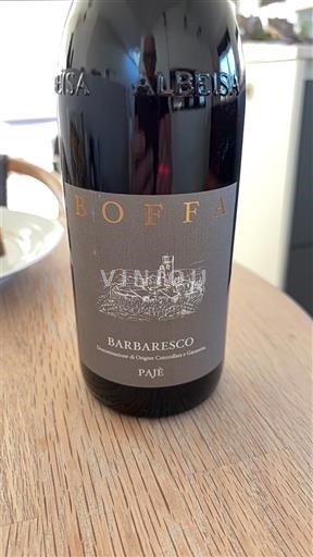 Piamonte Barbaresco Boffa Pajé 2021