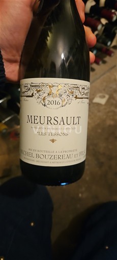 Burgund Meursault Michel Bouzereau et Fils Les Tessons 2016