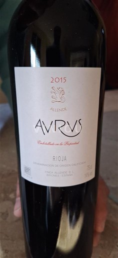 La Rioja Rioja Allende Aurus 2015