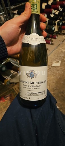 Bourgogne Chassagne-montrachet Premier Cru Jean-Claude Ramonet Boudriotte 2017