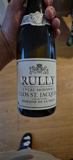 Borgoña No especificado Premier Cru Domaine La Folie Clos St. Jacques 1er Cru Monopole Vieilles Vignes Sin añada