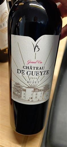 Tây Nam Buzet Château Gueyze 2016