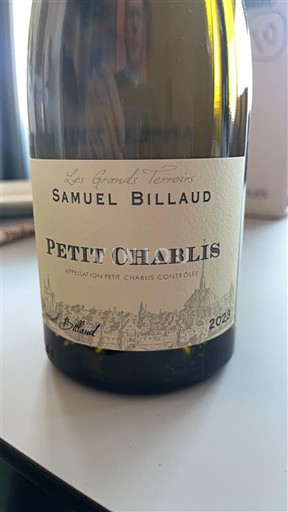 Bourgondië Petit-Chablis Samuel Billaud Les Grands Terroirs 2023
