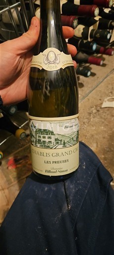 Burgundi Chablis Grand Cru Billaud-Simon Les Preuses 2018