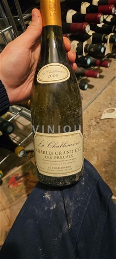 Burgundi Chablis Grand Cru La Chablisienne Les Preuses 2000