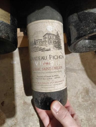 Bordeaux Lussac-Saint-Émilion Château Pichon 1986