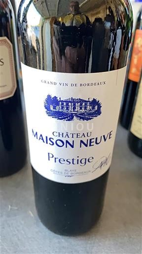 Bordeaux Blaye-côtes-de-bordeaux Château Maison Neuve Prestige 2016