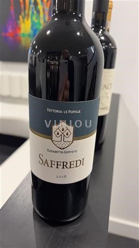 Toscana Không được chỉ định Fattoria Le Pupille Saffredi 2018