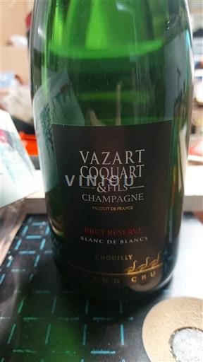 Samppanja Grand Cru Vazart Coquart & Fils Brut Réserve Blanc de Blancs 2023