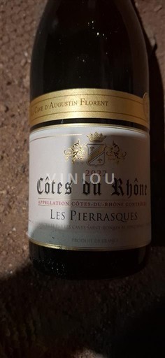 Rhône Valley Côtes-du-Rhône Cave d'Augustin Florent Les Pierrasques 2022