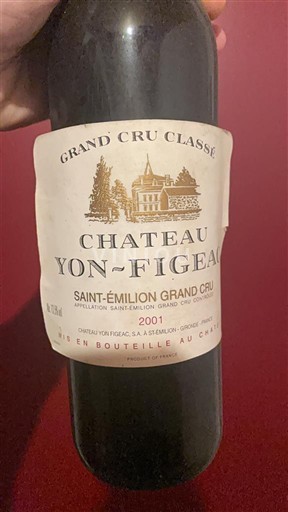 Bordeaux Saint-Émilion Grand Cru Grand Cru Château Yon-Figeac 2001