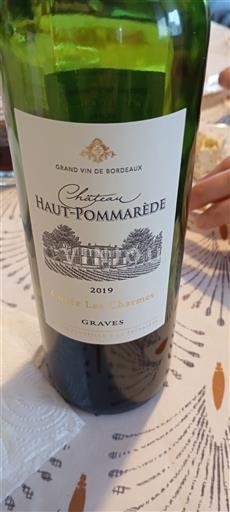 Burdeos Graves Château Haut-Pommardède Les Charmes 2019