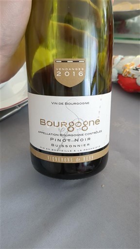 Burgundsko Vignerons de Buxy Buissonnier 2016