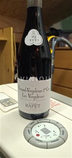 Bourgogne Pernand-Vergelesses Premier Cru Domaine Rapet Les Vergelesses 2021