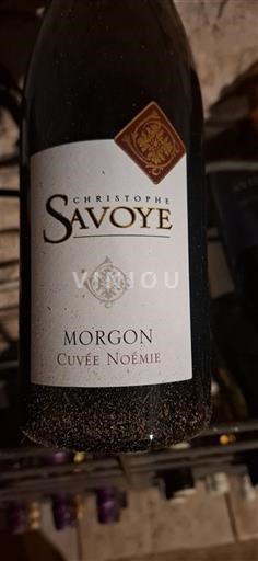 Beaujolais Morgon Christophe Savoye Noémie Không niên vụ