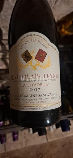 Beaujolais Ikke specificeret Domaine Sangouard La Citadelle 2017