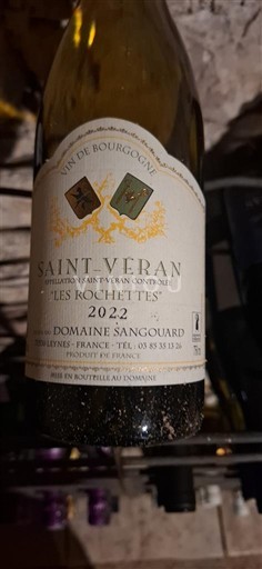 Burgundija Saint-Véran Domaine Sangouard Les Rochettes 2022