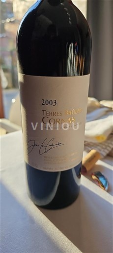 Rhônen laakso Cornas Terres Brûlées 2003