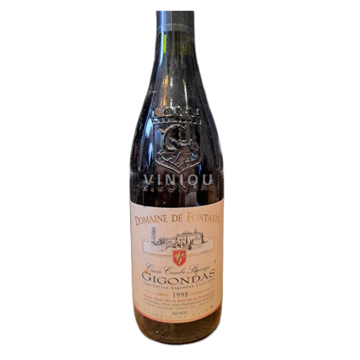 Rhônedalen Gigondas Domaine de Fontavin Combe Sauvage 1998