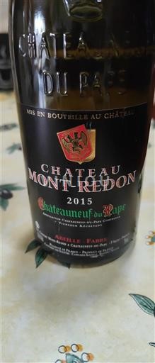 Rona dolina Châteauneuf-du-Pape Château Mont-Redon 2015