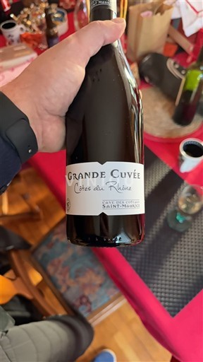 Rhônedalen Côtes du Rhône Cave Saint-Maurice Grande Icke årgångsbetecknad