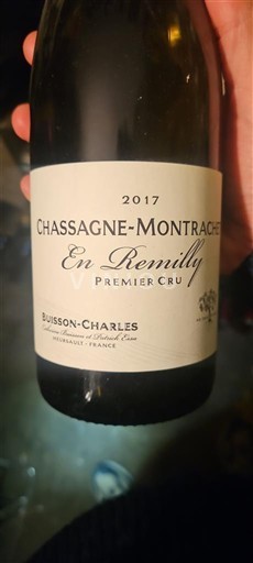 Burgund Chassagne-Montrachet Premier Cru Buisson-Charles En Remilly 2017