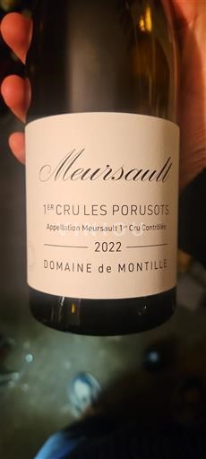 Borgoña No especificado Premier Cru Domaine Montille 1er Cru Les Porusots 2022