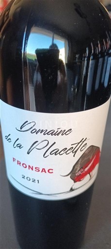 Burdeos Fronsac Domaine La Placette 2021
