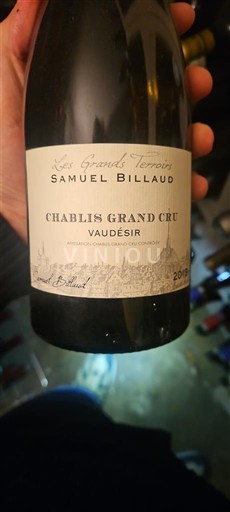 Burgundi Chablis Grand Cru Samuel Billaud Vaudésir 2018