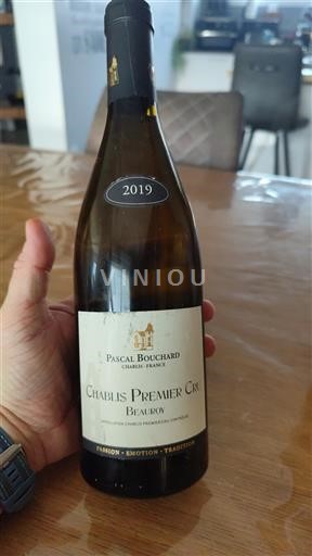 Burgundi Chablis Premier Cru Pascal Bouchard Beauroy 2019