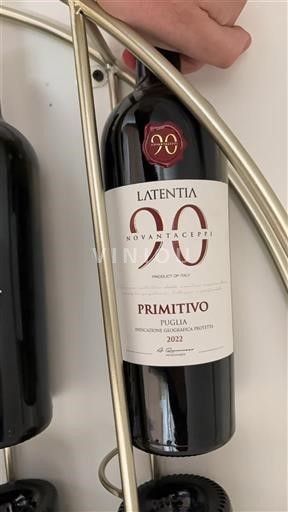 Apulië Primitivo di Puglia Latentia Novantacippi 2022