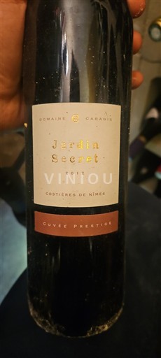 Rhônen laakso Nîmesin viinialue Domaine Cabanis Jardin Secret Prestige 2012