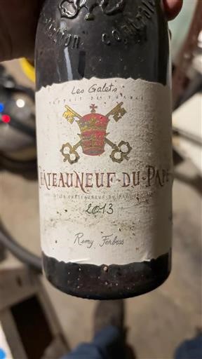 Vallée du Rhône Châteauneuf-du-pape Rémy Ferbras Les Galets 2013