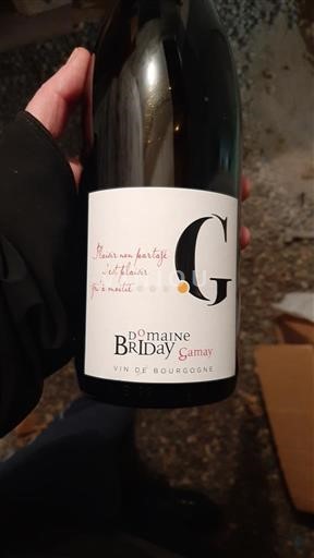 Burgundsko Domaine Briday Gamay Neročník