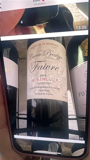 Bordeaux Faure Prestige 2014