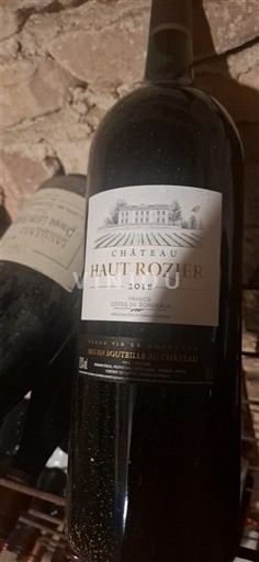 Bordeaux Côtes de Bourg Château Haut Rozier 2018