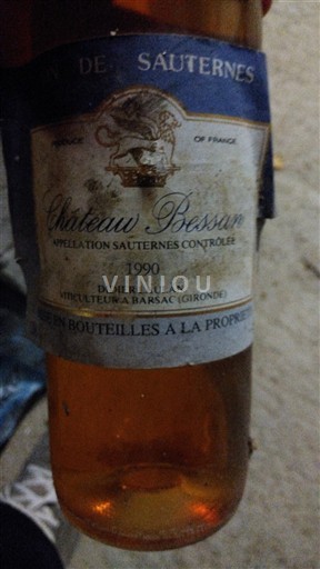 Bordeaux Sauternes Château Bessan 1990