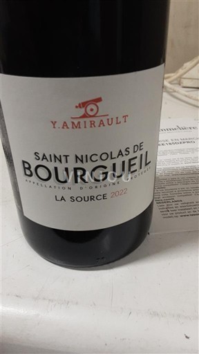 Valle del Loira Saint-Nicolas-De-Bourgueil Y. Amirault La Source 2022