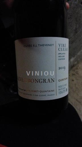 Bourgogne Viré-clessé Domaine La Bongran E.J. Thevenet 2019
