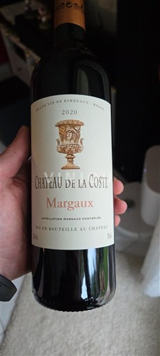 Bordeaux Margaux Château La Coste 2020