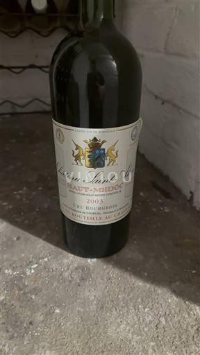 Burdeos Haut-Médoc Château Saint Ahon 2003
