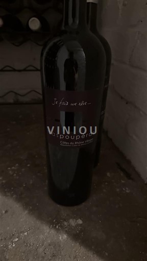 Rhônen laakso Côtes-du-rhône-villages Mas Poupéras Je fais un rêve... 2012