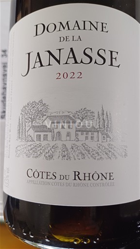 Rhônedalen Côtes du Rhône Domaine La Janasse Cote de Rhone 2022