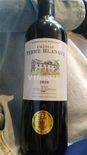 Bordeaux Blaye-côtes-de-bordeaux Château Terre Blanque 2020
