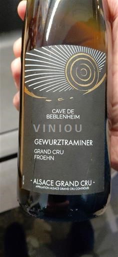 Elzas Alsace Grand Cru Grand Cru Cave de Beblenheim Froehn Niet-geïntegreerd