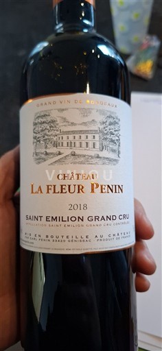 Bordeaux Saint-Émilion Grand Cru Grand Cru Château La Fleur Penin 2018
