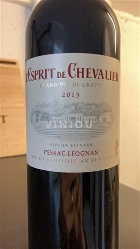 Bordeaux Pessac-Léognan Domaine Chevalier L'Esprit de Chevalier 2013