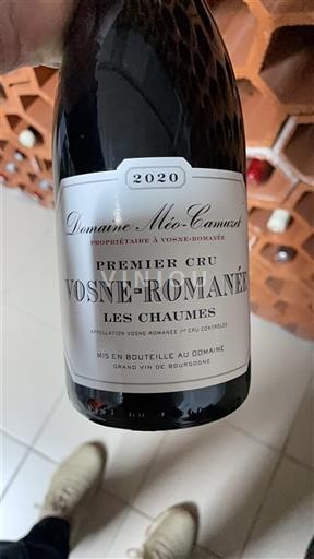 Borgonha Vosne-romanée Premier Cru Domaine Méo-Camuzet Les Chaumes 2020